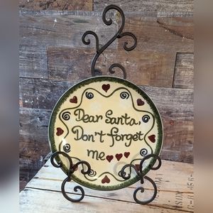 Vintage Royal Norfolk "Don't Forget Me" Ceramic Cookie Plate